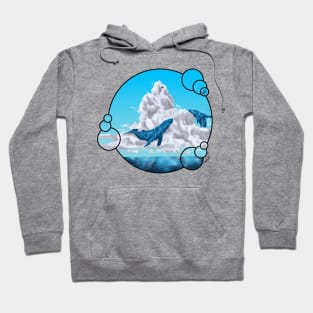 Ballenas en el cielo - Whales in the sky Hoodie